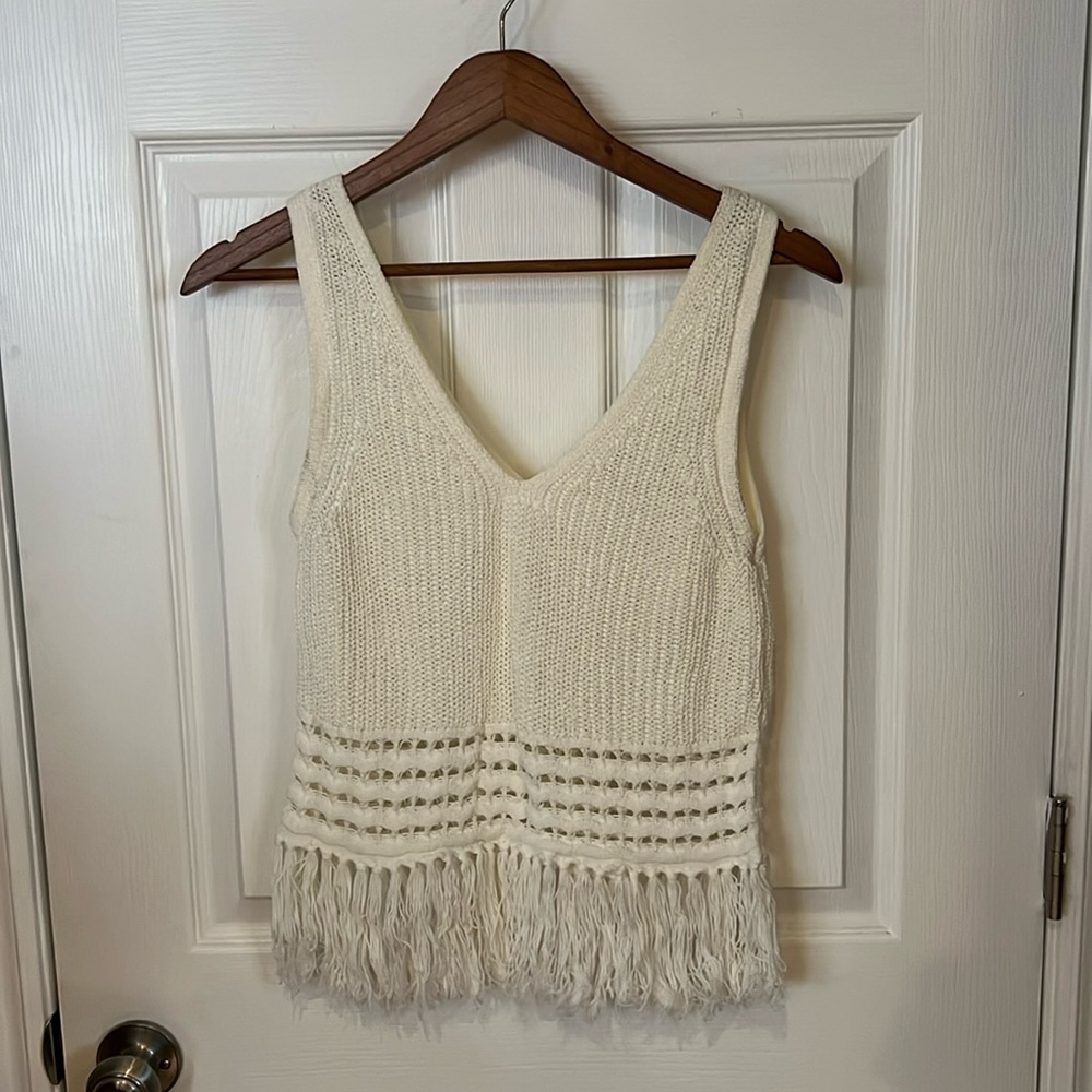 Club Monaco knitted tank top.